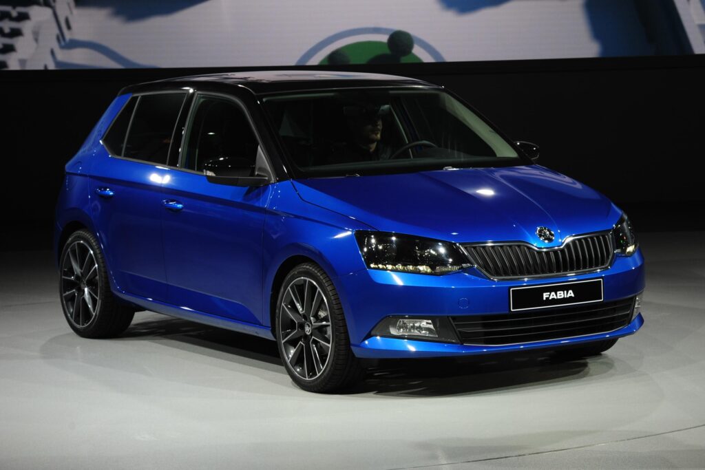 Спойлер skoda fabia 1